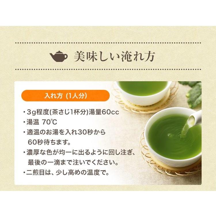 2024年 新茶 知覧茶 極上 あさつゆ 100g 最高級品 茶葉 緑茶 日本茶 お茶 お茶の葉｜tea-sanrokuen｜08