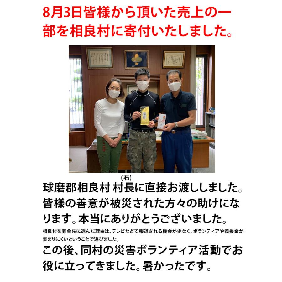 熊本水害 応援 球磨の恵 100g 緑茶 茶葉 川上さんのお茶｜tea-sanrokuen｜02