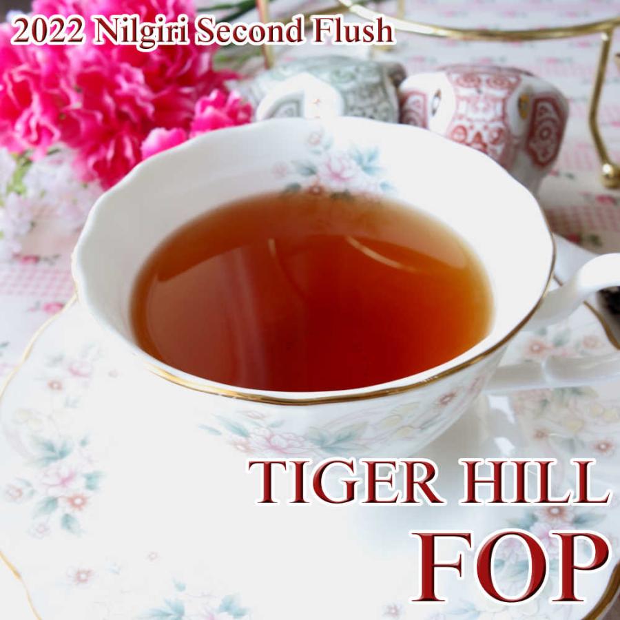 紅茶 茶缶付 ニルギリ タイガーヒル茶園 セカンド FOP 234/2022 50g茶葉 リーフ｜teachaichai｜02