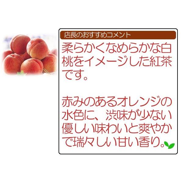 紅茶 ほんのり香るピーチ・フルーツ・フレーバード・ティーバッグ 10個|teachaichai|02