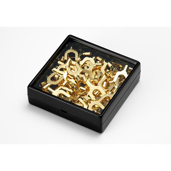 【お取り寄せ商品】ORB ハイエンド50個セットのオーディオ用ラグ端子 ロジウムメッキモデル HL-YSi-R プロパック50