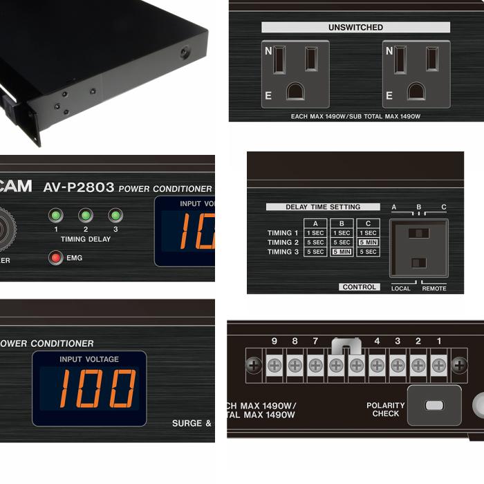 TASCAM パワーディストリビューター/コンディショナー AV-P2803