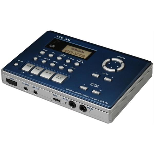 TASCAM(タスカム) CD-VT2 ボーカル練習 CDプレーヤー 小型 コンパクト ポータブル キーチェンジ スピード｜teacstore｜04