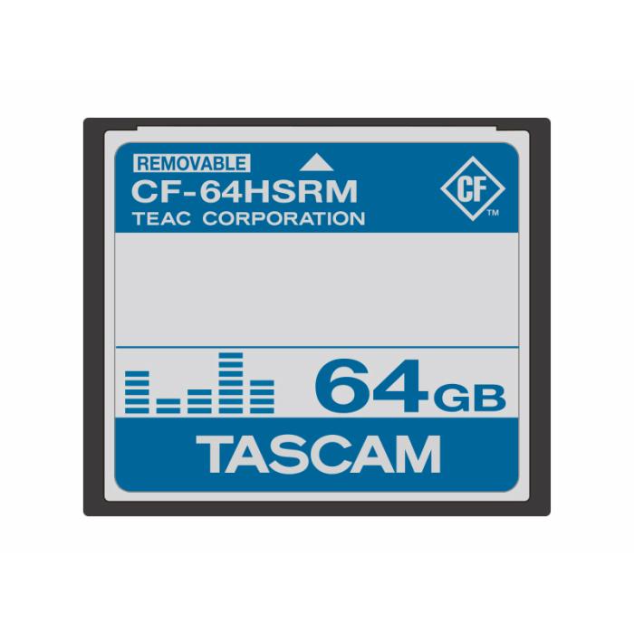 TASCAM 動作確認済みCFカード64GB CF-64HSRM :09CF64HR01:ティアックストア Yahoo!店 - 通販