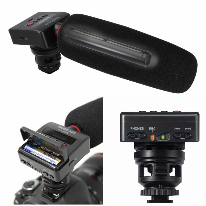 TASCAM TASCAM(タスカム) DR-10SG ショットガンマイク搭載カメラ用