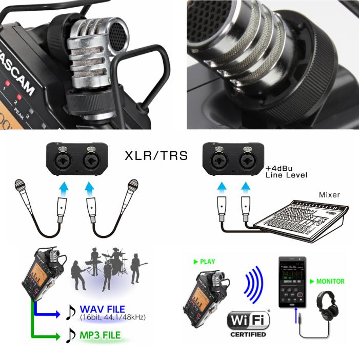 TASCAM TASCAM(タスカム) DR-44WL VER2-J Wi-Fi接続対応リニア TASCAM TASCAM(タスカム) DR-44WL VER2-J Wi-Fi接続対応リニア