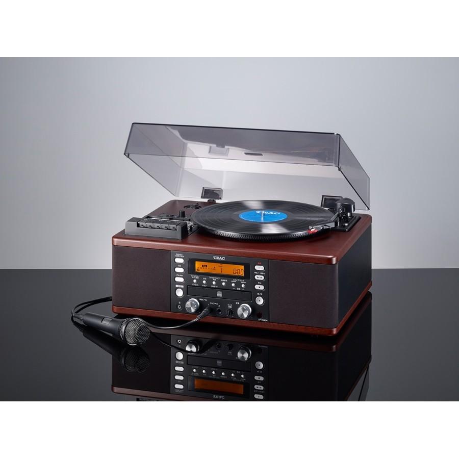 TEAC ターンテーブル カセットプレーヤー付きCDレコーダー LP-R560K
