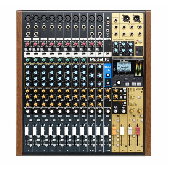 TASCAM 16トラック ライブレコーディングミキサー Model 16