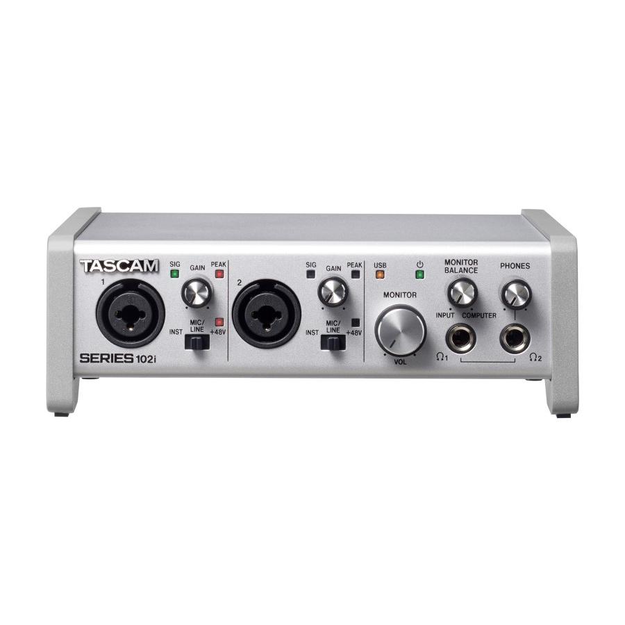 TASCAM(タスカム) SERIES 102i 10IN/2OUT 24bit/192kHzハイレゾ USB 