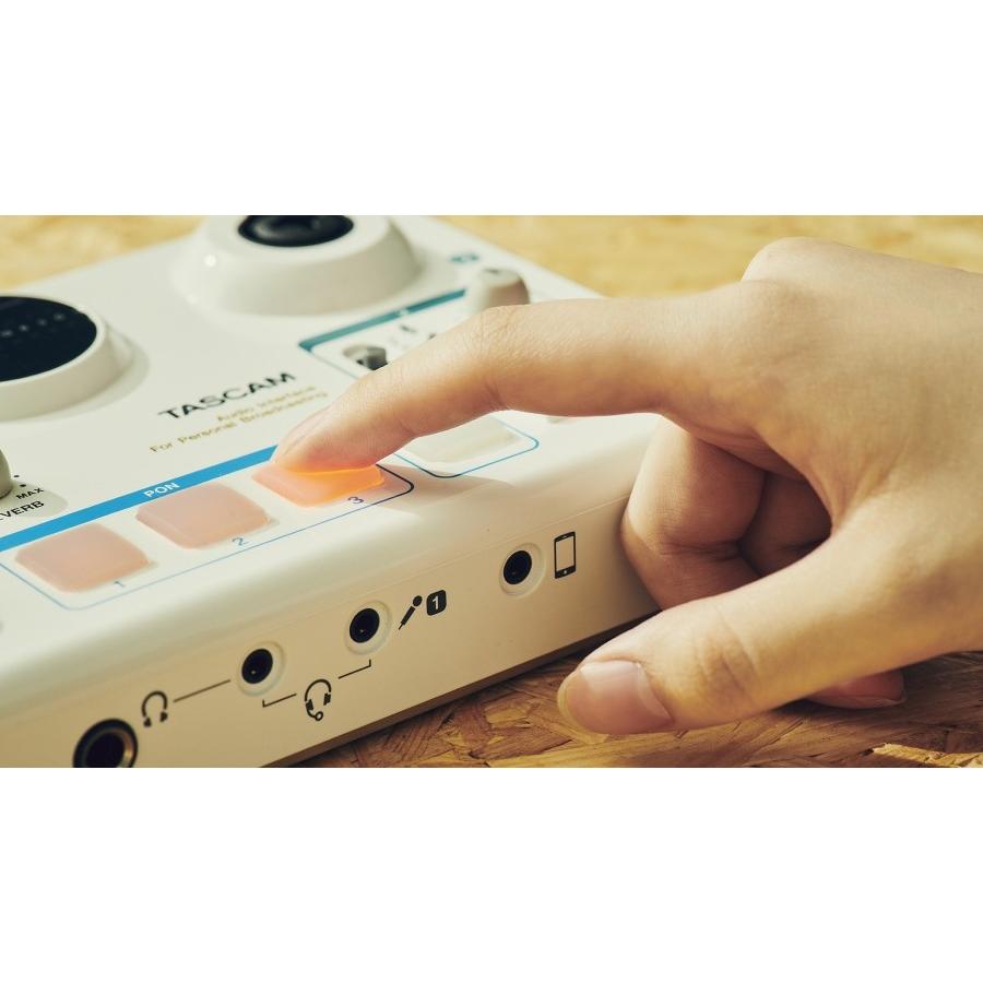 TASCAM(タスカム) MiNiSTUDIO PERSONAL US-32W 白 高音質 ボイスエフェクト リバーブ 効果音再生 Youtube｜teacstore｜03