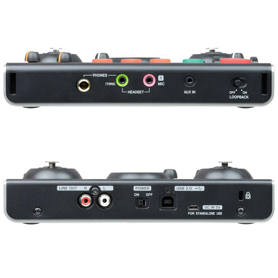 TASCAM(タスカム) US-42B MiNiSTUDIO CREATOR 黒 高音質 ボイスエフェクト リバーブ 効果音再生 Youtubeの画像