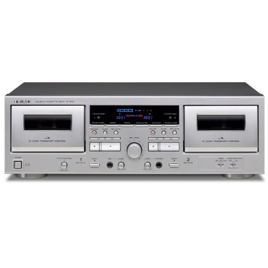 TEAC ダブルカセットデッキ W-1200 シルバー【B級再生品】 : w-1200-s  