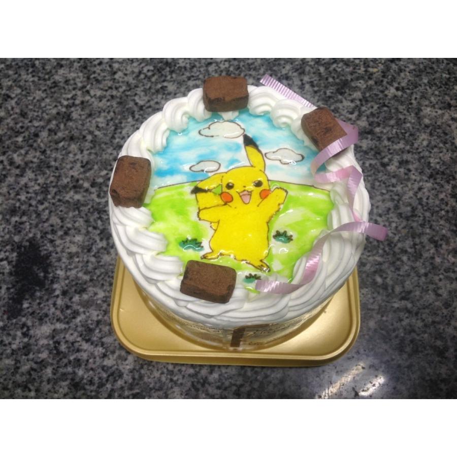 ショートケーキ ピカ キャラクターケーキ デコレーションケーキ 直径21cm10 11名様サイズ Morenotafurt Com