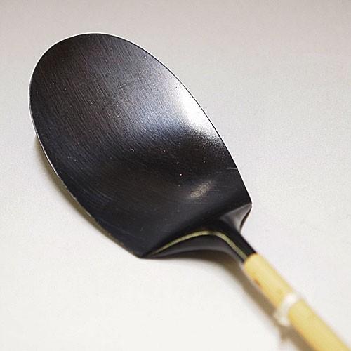 茶道具/炭点前道具） 灰匙 利休形 風炉用 伊藤一政堂作 化粧箱 : お