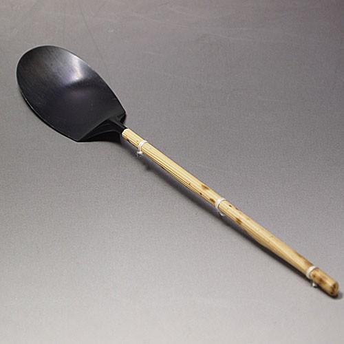 茶道具/炭点前道具） 灰匙 利休形 風炉用 伊藤一政堂作 化粧箱 : お