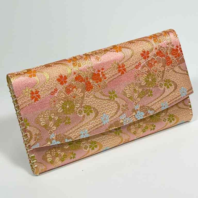 茶道具 懐紙入れ 交織 三つ折袱紗挟み ピンク色系 ｃ柄 女性用 服紗入 Mituore Pink C お茶道具の駒屋 通販 Yahoo ショッピング