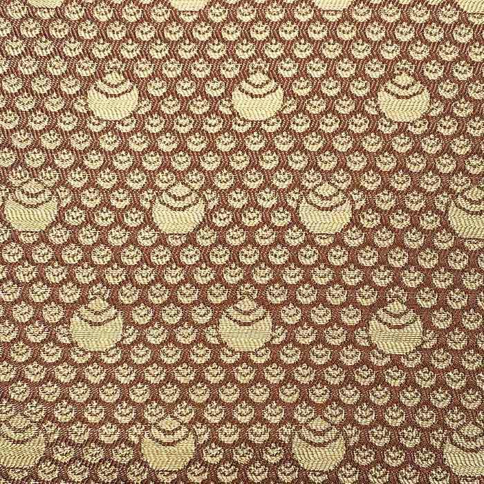 茶道具 袱紗 表千家 如心斎宗匠お好み写し 如心玉紹巴出帛紗 茶色系