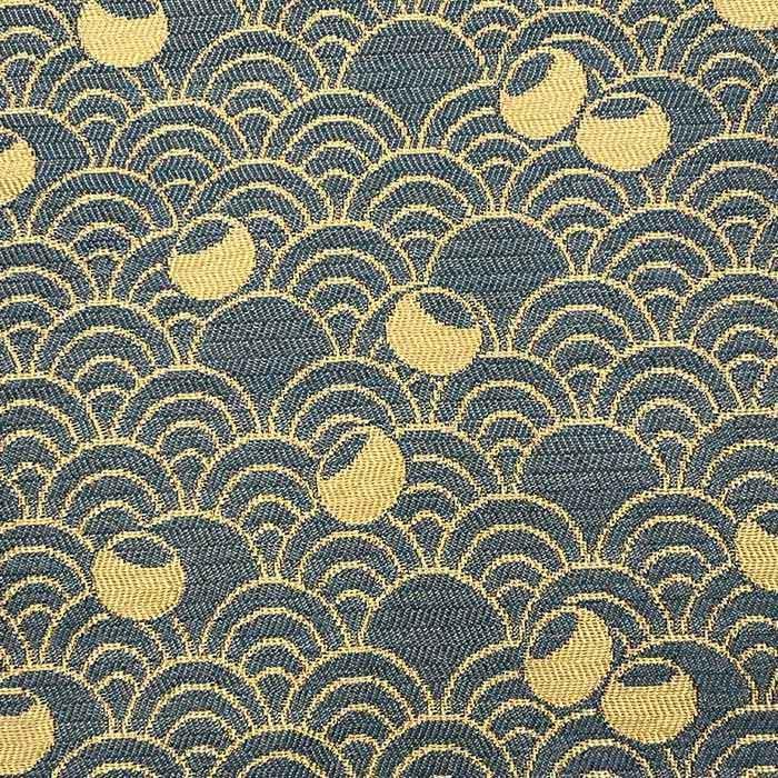 茶道具/袱紗) 正絹 表千家 即中斎宗匠お好み 青海波壺々紹巴出帛紗