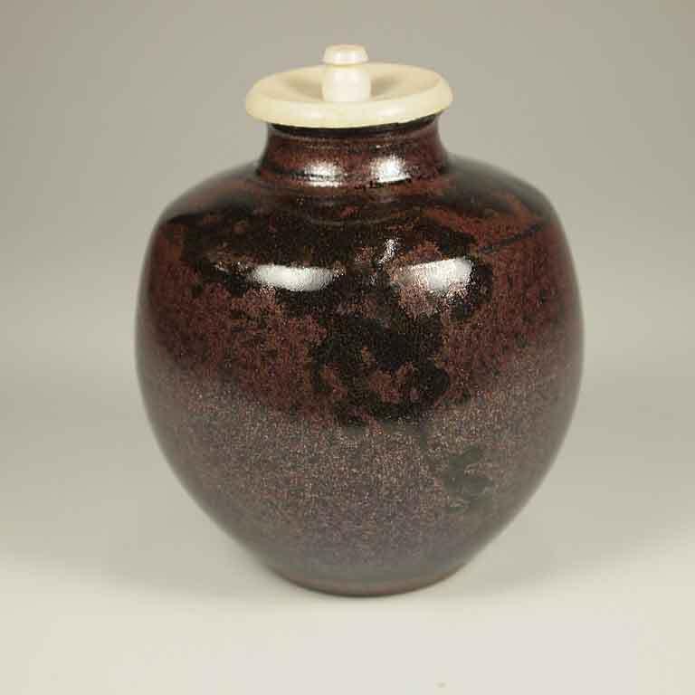 茶道具 濃茶器漢作唐物大名物「本能寺文琳茶入写し」 笹田有祥作 茶道具 濃茶器漢作唐物大名物「本能寺文琳茶入写し」 笹田有祥作