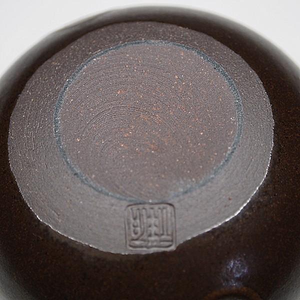 送料無料(茶道具/濃茶器)唐物大名物 国司茄子茶入写し 笹田有 送料無料(茶道具/濃茶器)唐物大名物 国司茄子茶入写し 笹田有