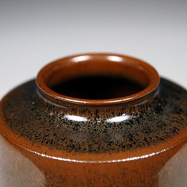 送料無料(茶道具/濃茶器)瀬戸 中興名物 三笠山肩衝茶入写し 送料無料(茶道具/濃茶器)瀬戸 中興名物 三笠山肩衝茶入写し