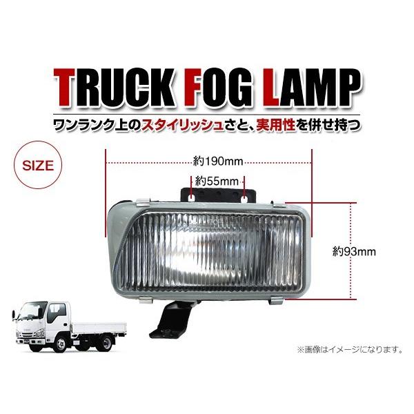 07フォワード H19.7〜 標準/ワイド 純正交換 フォグランプ ユニット