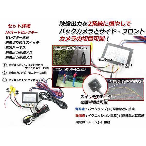 フロントカメラ リアカメラ バックカメラ 切り替えスイッチ AV 