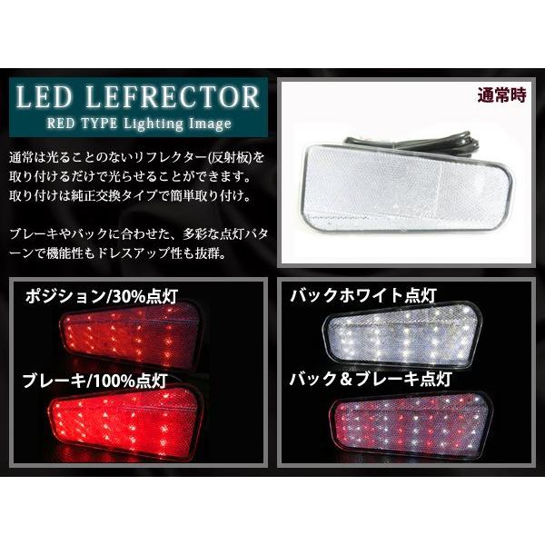 ヴェルファイア30系 反射板付LEDリフレクター クリアレンズZA/ZR