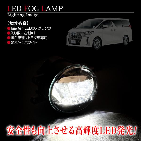 FJクルーザー GSJ15W 純正交換式 LED フォグランプユニット 新品社外品