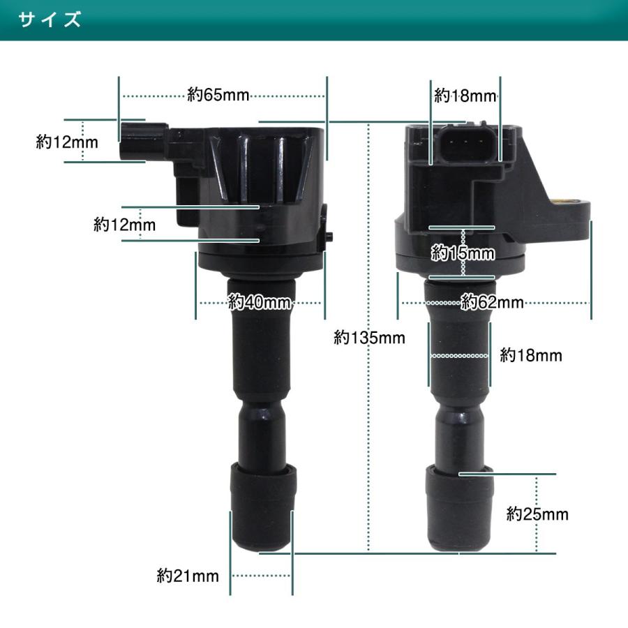 ホンダ フィット GE6 GE7 GE8 GE9 GP4 イグニッションコイル 30520-RB0