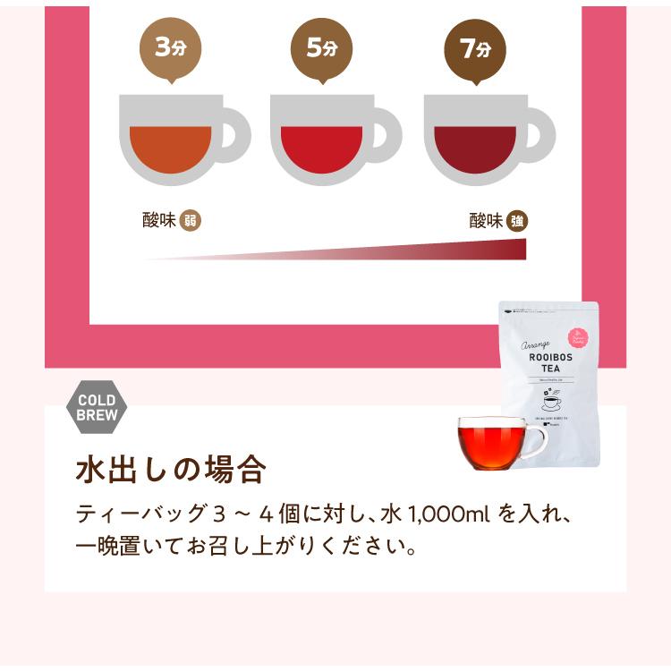 ローズヒップティー オーガニック 有機 ハイビスカスティー ローズヒップ ルイボスティー 30個入 送料無料 アレンジルイボス ノンカフェイン フレーバーティー｜tealife｜11