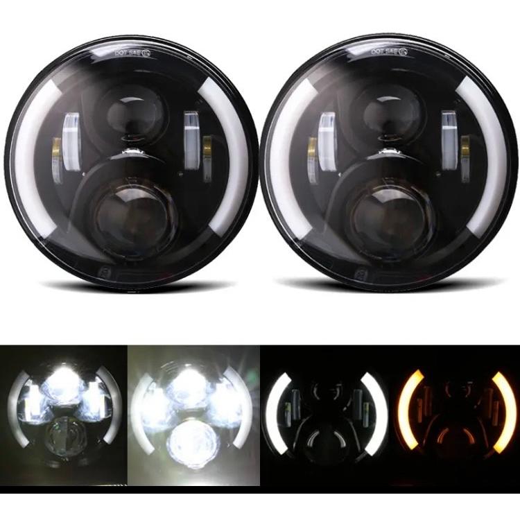 jA11 LEDヘッドライト　7インチ汎用　マイナスコントロール付き マイナスコントロールセット！最新型ニュータイプ！JA系ジムニー用LED