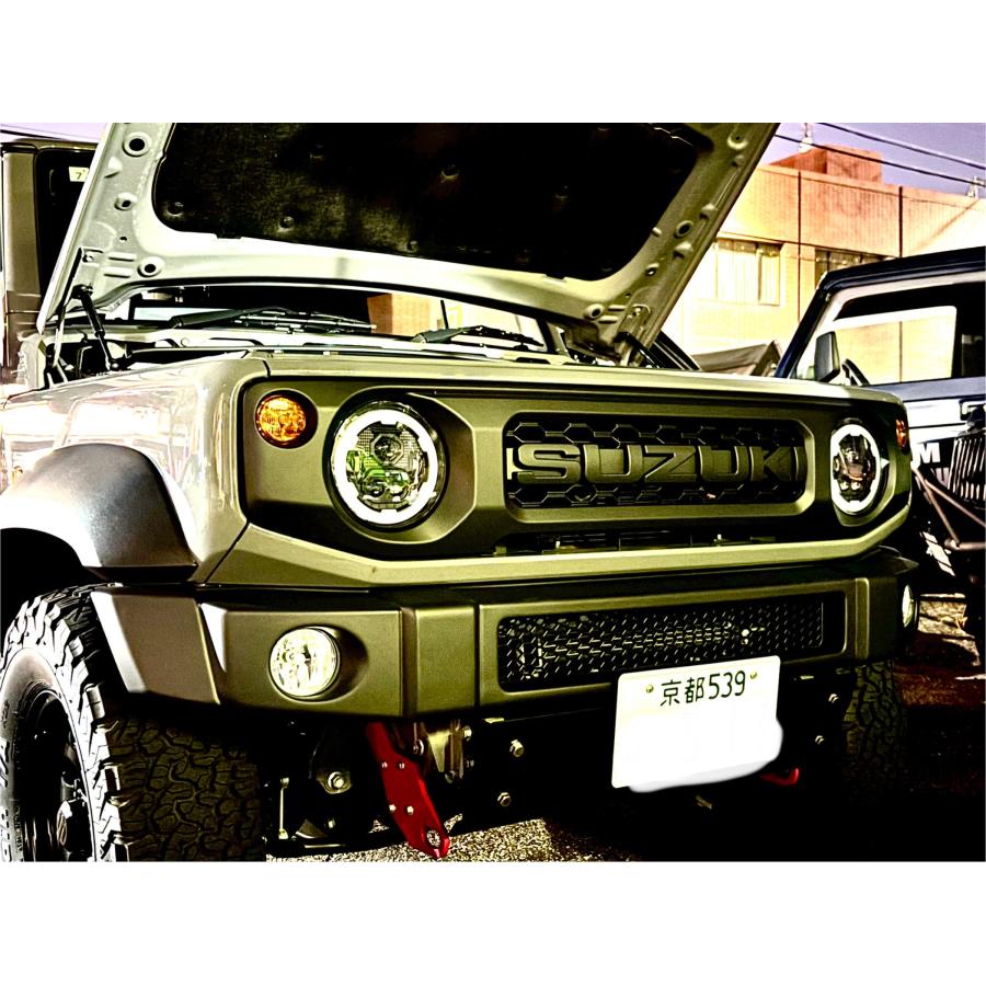ジムニー用LEDヘッドライト！新作！70ランクル風！ja11 ja12