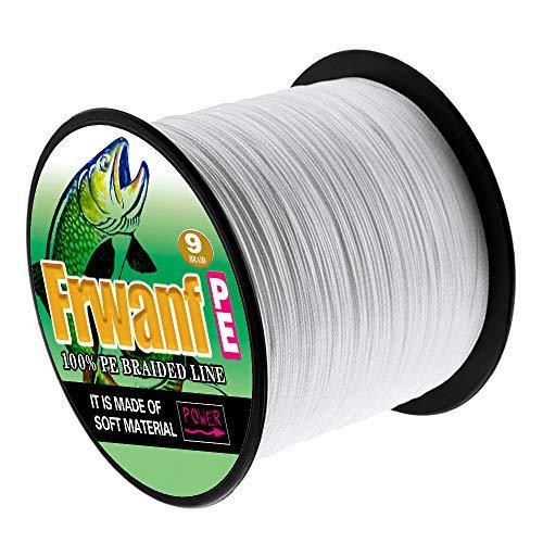 Frwanf 9編 Peライン 釣り糸 9編 ホワイト 1000m高強度 A B07s9m5yhz 2509 チーム 特殊なコーティング技術 Frwanfの編む技術とコーティングを組み合わせ 優れた耐摩耗性があり 色落ちしずらい A B07s9m5yhz 2509 Frwanf 高感度 1000m高強度 高飛距離 低伸度