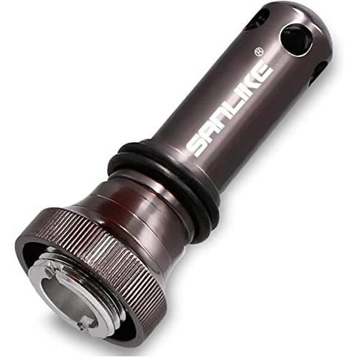 リールスタンド ダイワリールに対応 45mm スピニングリールパーツ 航空アルミ製 グレー 最新の激安