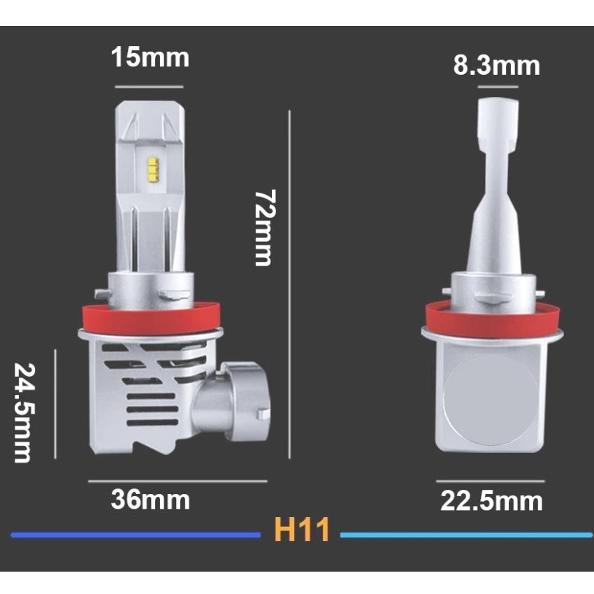 LEDヘッドライトフォグライト 車検対応 H11 12V車用 左右セット H11