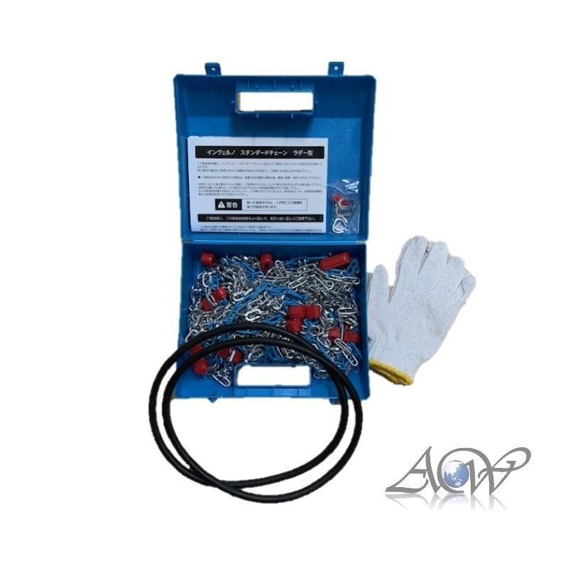 アセントワールド　ワンタッチチェーン インヴェルノ IL10 IL20 IL30 IL40 乗用車 軽自動車 ミニバン 1BOX 145 80R12 175 60R14 他 13mm 金属 |  | 04