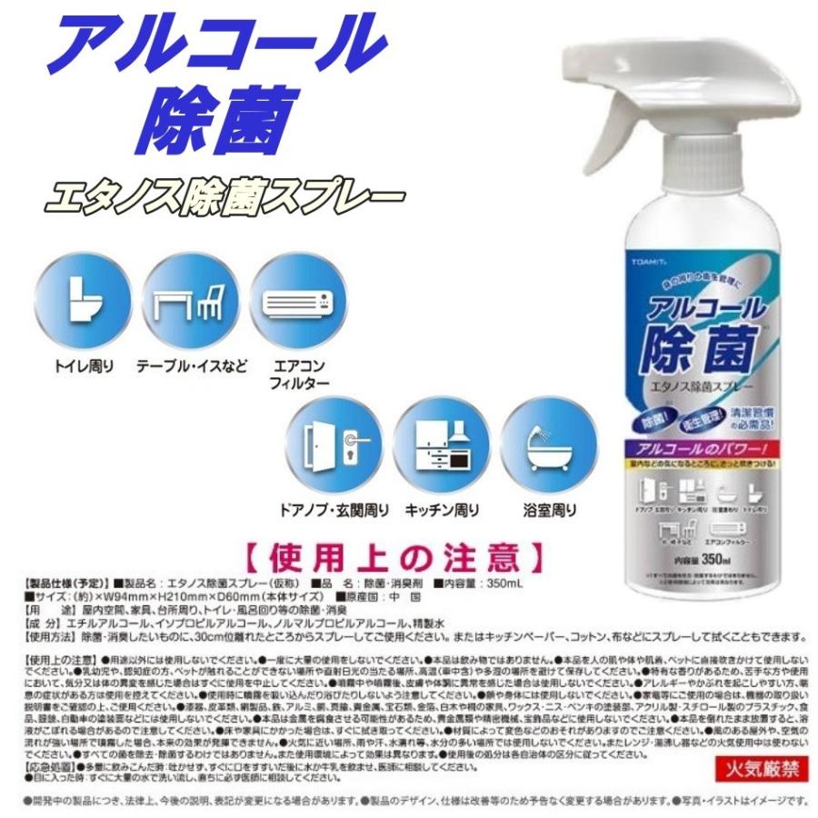 アルコール エタノス除菌スプレー 業務用にも ウイルス対策 除菌液 掃除 衛生 350ml 東亜産業 Toa555 Team Ascent Yahoo 店 通販 Yahoo ショッピング