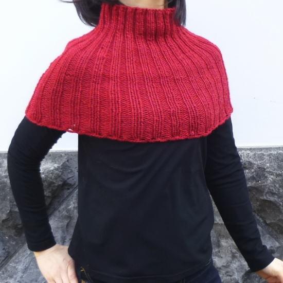 毛糸 ツリーハウスリーブスで編むシンプルポンチョ セット 編み物のキット｜teamiohenya｜03