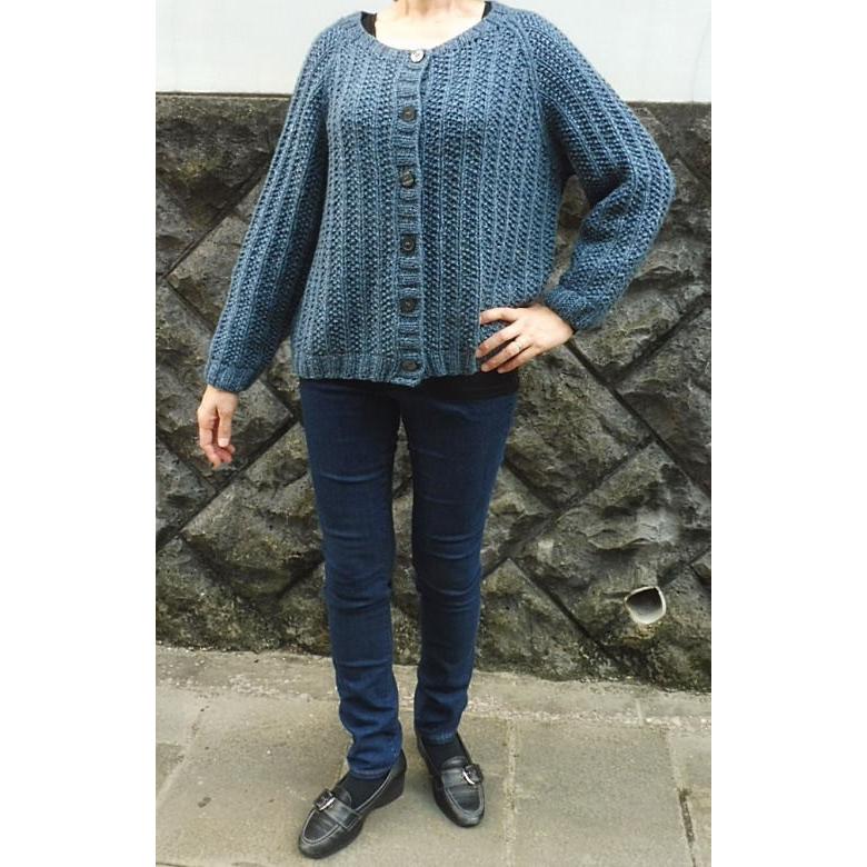 新品未使用　MOI カーディガン　セーター　レトロ　アンティーク　手編み 新品未使用 MOI カーディガン セーター レトロ アンティーク 手編み