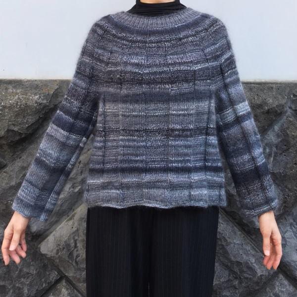 ●編み針セット● 毛糸 ドミナで編むセーターにもなるカーディガン 編み物キット｜teamiohenya｜06
