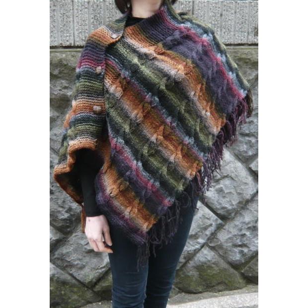 野呂英作 野呂英作の毛糸・くれよんで編む着こなし自在の大判ショール