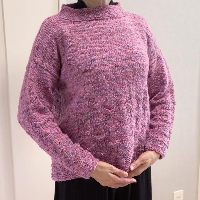 ●編み針セット 野呂英作のフォークロアで編むセーター  毛糸 無料編み図 編みものキット_5