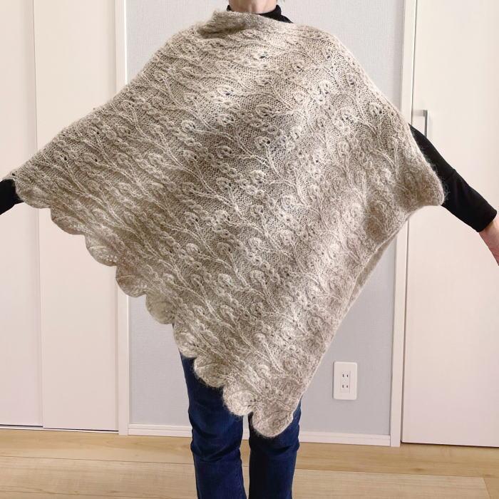 RichMore 毛糸 アルパカレジェーログラデーションで編むコートのような