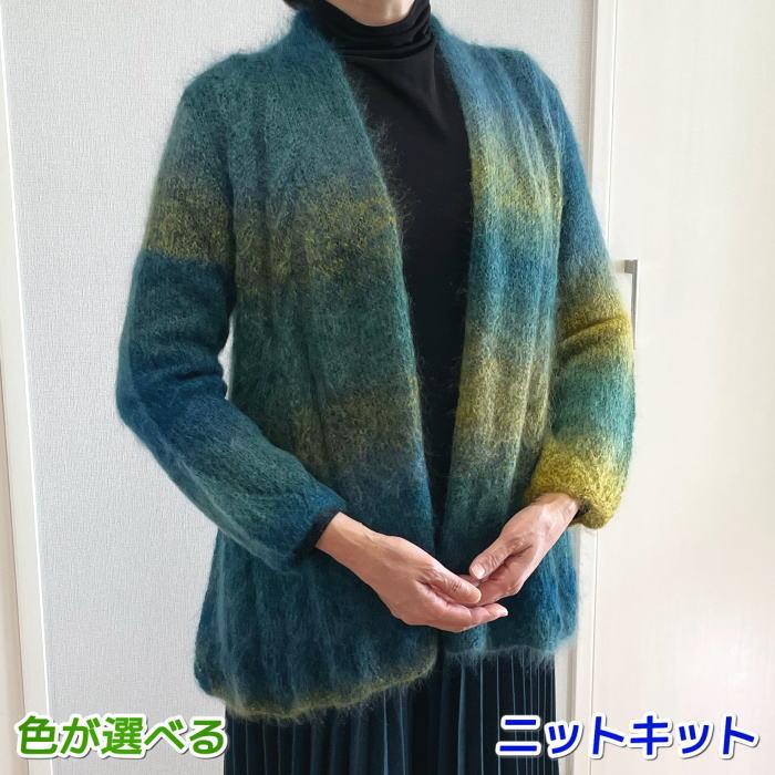 RichMore 毛糸 エクセレントモヘアカウント10グラデーションで編む 