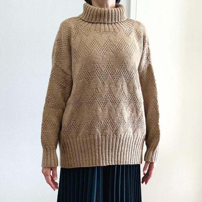 ハマナカ ○編み針セット 毛糸 ソノモノアルパカウール並太で編む