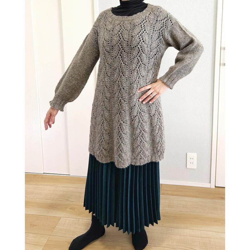 RichMore 毛糸 アルパカレジェーロで編むワンピース セット 無料編み図