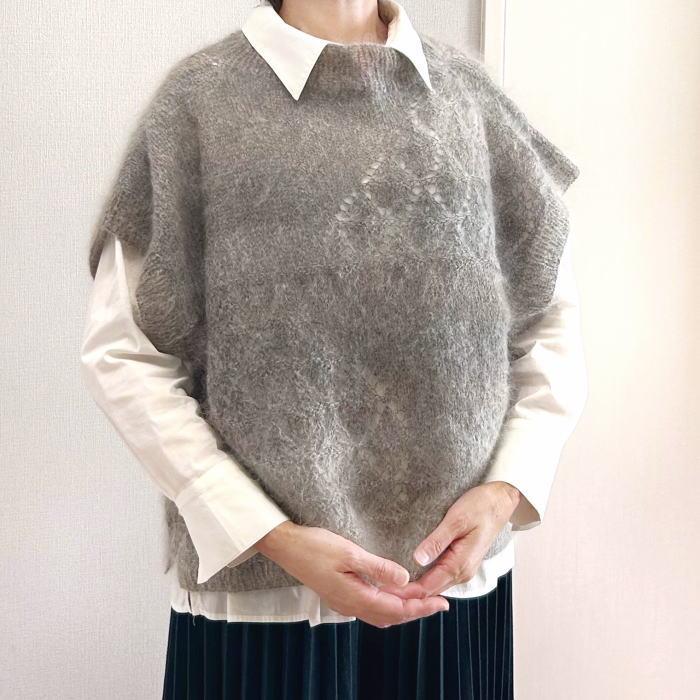 RichMore 毛糸 エクセレントモヘアカウント10グラデーションで編む