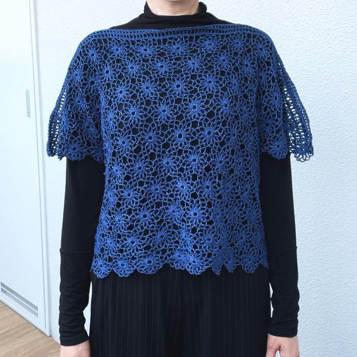 毛糸 モロッコで編む連続モチーフ編みが可愛いゆったりプルオーバー セット かぎ針編み｜teamiohenya｜05