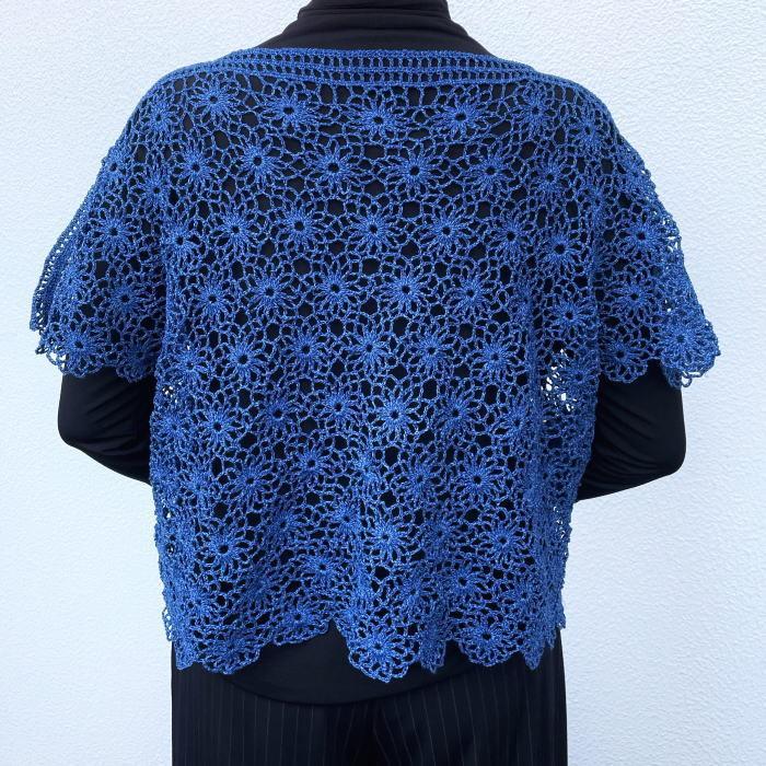 毛糸 モロッコで編む連続モチーフ編みが可愛いゆったりプルオーバー セット かぎ針編み｜teamiohenya｜06